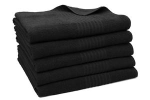 Банное полотенце набор  Zollner, черный