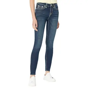 Джинсы True Religion, Jennie Mid-Rise Curvy Skinny Supert in Beach Comber