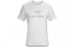 Футболка с логотипом мужская белая Arcteryx Rigel