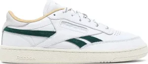 Кроссовки club c revenge 'white forest green' Reebok, белый