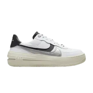 Кроссовки Nike Wmns Air Force 1 PLT.AF.ORM LV8 'White Metallic Silver', белый