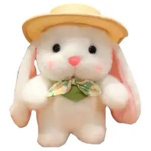 Мягкий и милый плюшевый кролик, The Big Boss Dolls плюшевая кукла высота 23см Lionf, белый