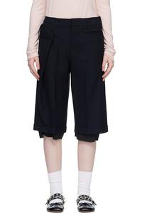 Обернуть поверх шорт-бермуд Open Yy, черный