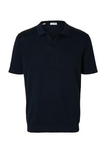 Футболка "Маттис" с отложным воротником Selected, цвет 186839 sky captai