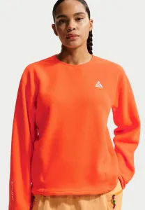 Флисовый свитер wolf tree crew Nike Acg, Safety Orange/Vivid Purple/Black/Summit White