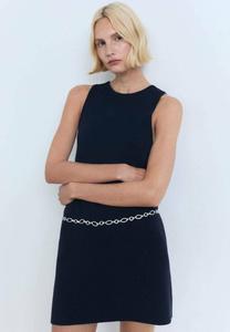 Платье-джемпер Mango, темно-синий