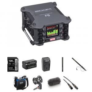 Портативный цифровой рекордер Zoom F6 6-Input / 14-Track Multitrack Field Recorder with