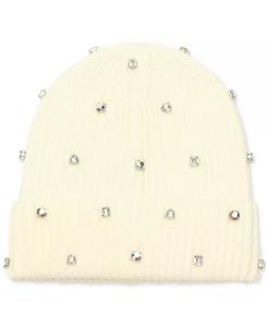 Женская декорированная шапка-бини в рубчик kate spade new york, коричневый/бежевый