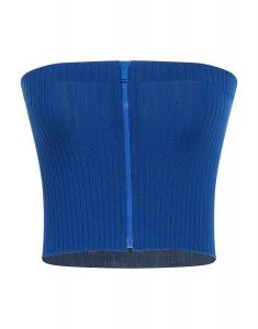 Топ Saint Laurent, ярко-синий