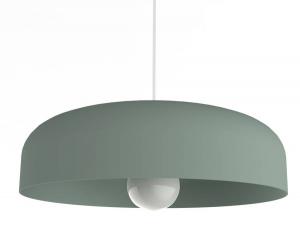 Подвесной светильник Lumicom Tuzzi, зеленый - диаметр абажура: 40 см.