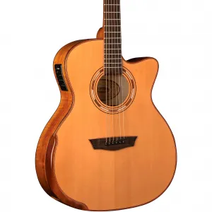 Акустико-электрогитара Washburn WCG66SCE-O Comfort Deluxe 66 Series Grand Auditorium, натуральный цвет