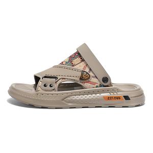 NMR Пляжные шлепанцы мужские Black/Khaki