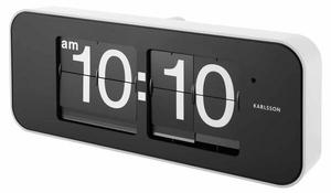 Настенные часы Karlsson Wide Flip, 9x41x9 см, белый