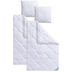 Комплект 2 Fan одеяло из микрофибры + подушка, 4-сезона, белый