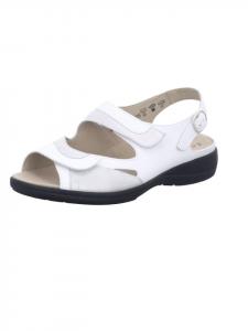 Сандалии белого цвета Solidus