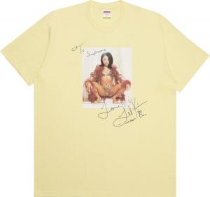 Футболка Supreme Lil Kim Tee 'Pale Yellow', желтый