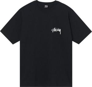 Футболка Stussy Withered Flower Tee 'Black', черный