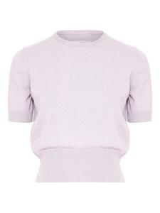 Топ из натуральной шерсти Maison Margiela, фиолетовый