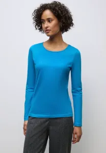 Простая футболка с длинными рукавами Street One, Blau