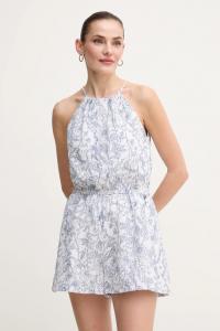 Льняной комбинезон Denia Pepe Jeans, белый