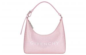 Givenchy Сумка через плечо из кожи и прорезиненной ткани женская светло-розовая