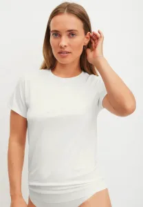 Пижамный топ kurzarm из натуральной кожи Calida, Star White