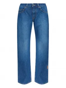 Джинсы с пятью карманами OFF-WHITE, синий