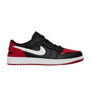 Кроссовки Air Jordan Air Jordan 1 Low FlyEase 'Alternate Bred Toe', черный