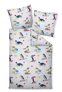 Постельное белье Janine белый, серебристый, разноцветный, 155/200 см