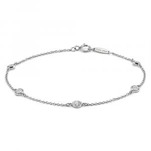 Браслет Tiffany & Co. Elsa Peretti Diamonds by the Yard, платина