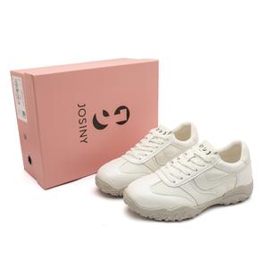 Амортизирующие, нескользящие, износостойкие, дышащие и легкие повседневные туфли цвета экрю для женщин JOSINY, Ecru