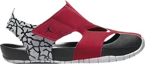 Сандалии Jordan Flare PS Gym Red White, красный