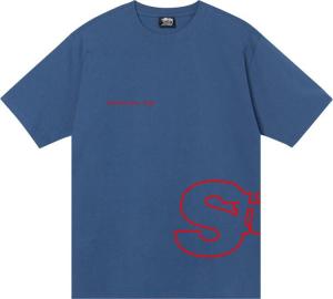 Футболка Stussy International Tribe Tee 'Midnight', синий