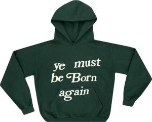Толстовка Cactus Plant Flea Market Born Again Hooded Sweatshirt 'Green', зеленый