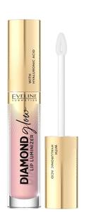 Eveline Diamond Glow Lip Luminizer  блеск для губ, 03 Caramel Ice Cream