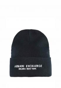 Шапка Armani Exchange Beanie, Blau/Blue