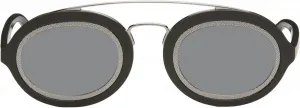 Мужские солнцезащитные очки FENDI FF серого и серебристого цвета Palladio, Gray
