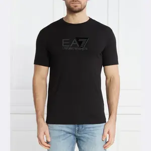Футболка стандартного кроя Ea7, черный