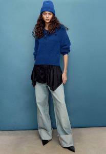 Джемпер Stradivarius SOFT-TOUCH , Metallic Blue