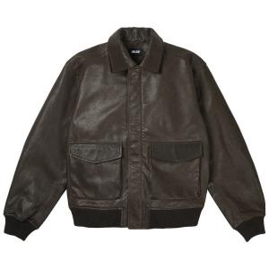 Куртка Palace Susanoo Leather Flight Jacket, Brown