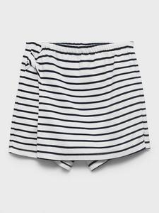 Детская юбка с полосками из хлопка Mango, Navy