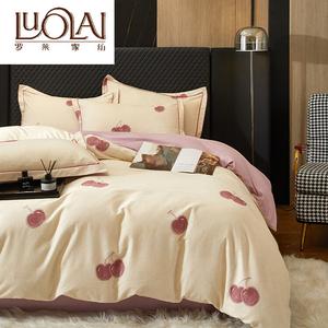 LUOLAI HOME Комплект постельного белья 4 предмета, 220x240 см, цвет Sweet Time