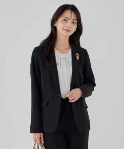 Можно стирать/Эластичный/Подходит для сочетания с другой одеждой: двусторонний приталенный пиджак Avv, цвет Black