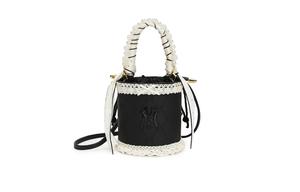 MLB Сумка Leather Summer Dopamine Girlish Freshness Bucket Bag Handbag Trumpets Unisex Black/Pink/Millennial Denim
