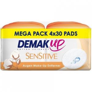 Sensitive Пропитанные подушечки для макияжа для чувствительной кожи 30 ватных дисков, Demak'Up