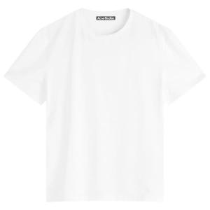 Футболка с надписью Eram u face Acne Studios, белый