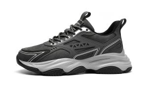 HLA Мужские повседневные кеды низкие темно-серые, цвет Dark Gray