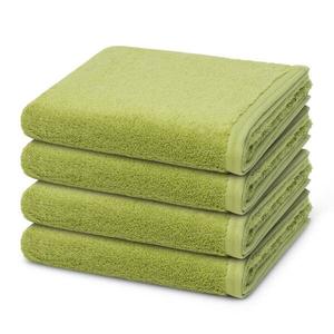 Vegan Life 4 X Набор полотенец Vossen im Set, 50x1x100 см цвет avocado