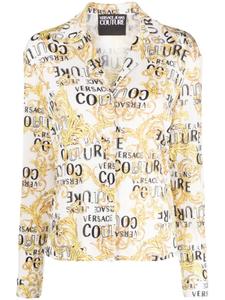 Versace Jeans Couture рубашка с принтом Logo Couture, белый