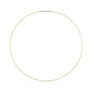 Колье Tous Mesh Tube, золото/сталь